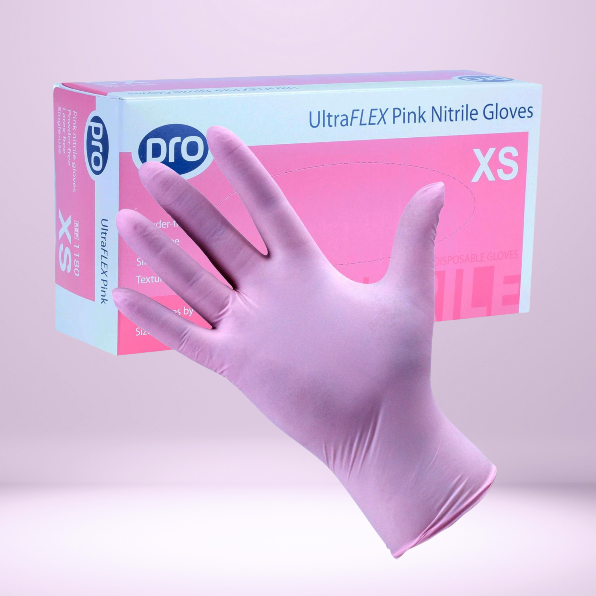 Ultra/FLEX Pink Nitrile Gloves