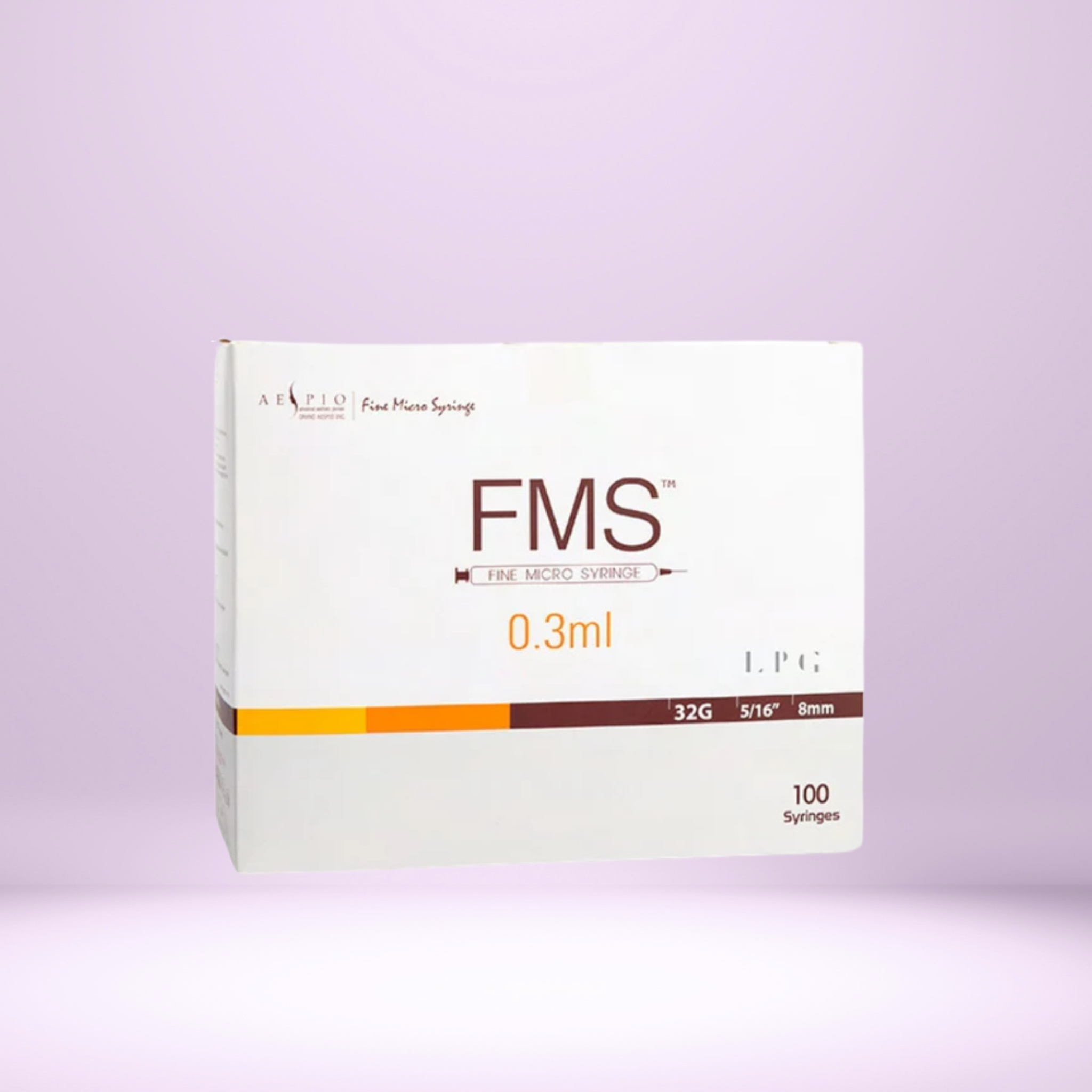 FMS Fine Micro Syringe 0.3ml Pack x100